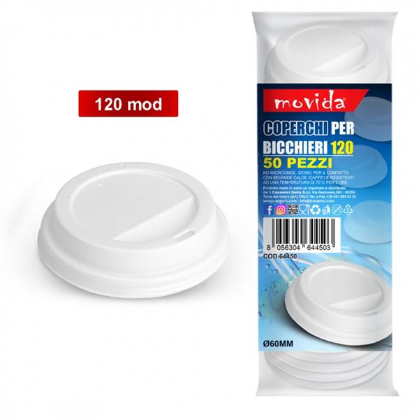 MOVIDA COPERCHIO 120ML 50PZ 