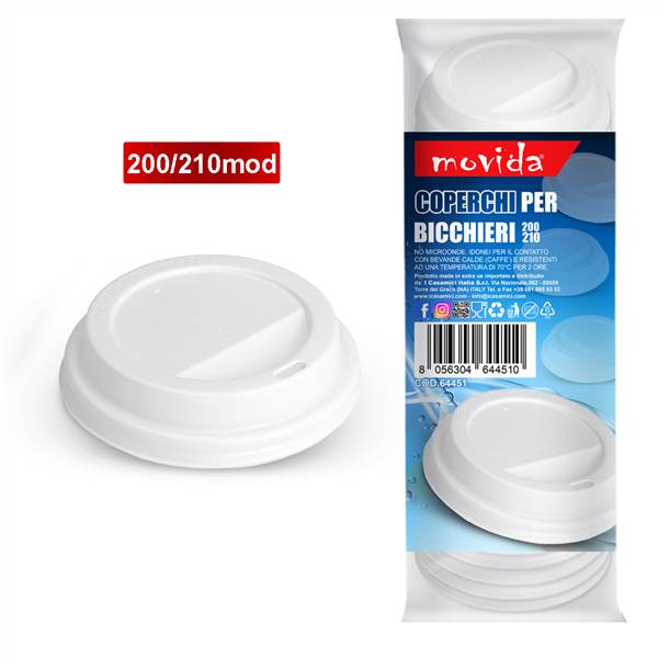 MOVIDA COPERCHIO 50PZ PER 210 CL.