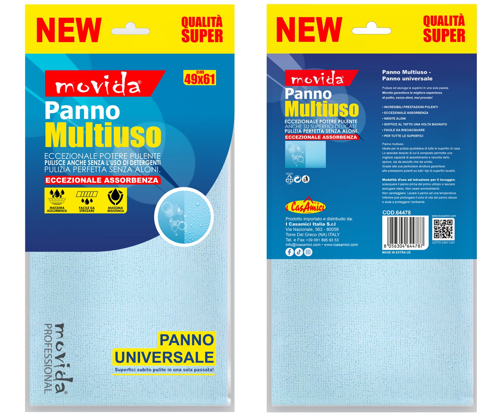 MOVIDA PANNO MULTIUSO 49X61