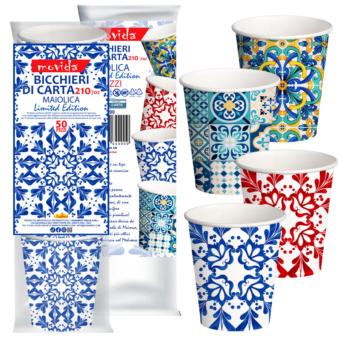 MOVIDA BICCHIERE BIO 210CC VIETRI 50PZ