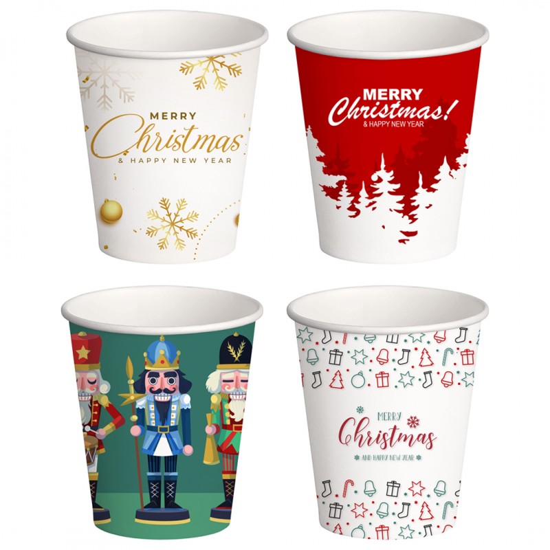 MOVIDA BICCHIERE BIO NATALE 180ML 50PZ