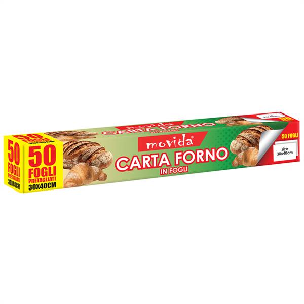 MOVIDA CARTA FORNO 50 FOGLI 30X40