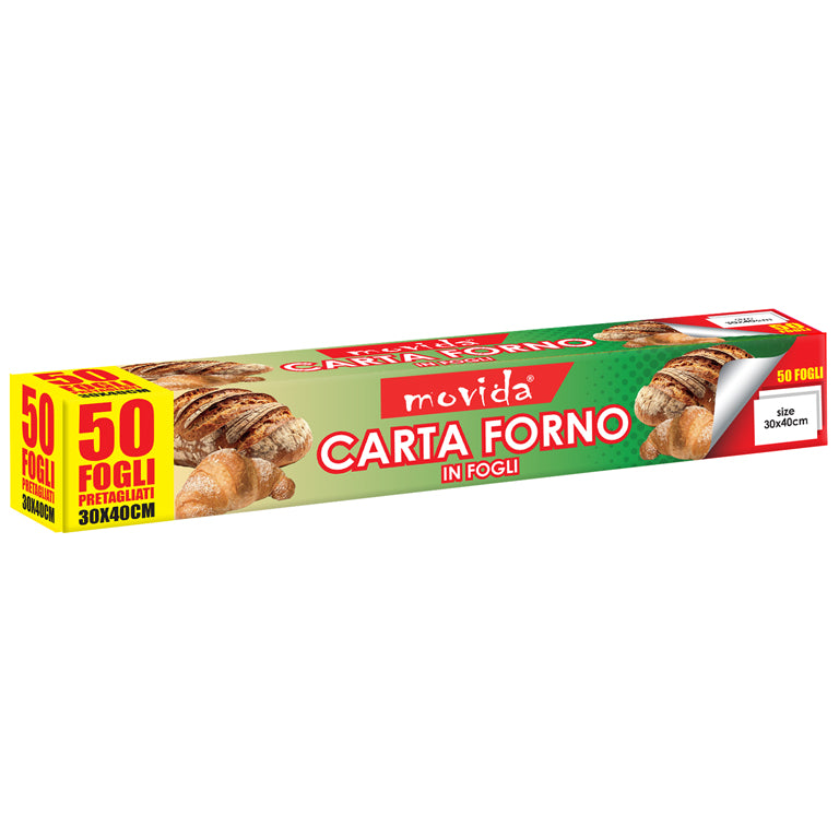 MOVIDA CARTA FORNO 50 FOGLI 30X40