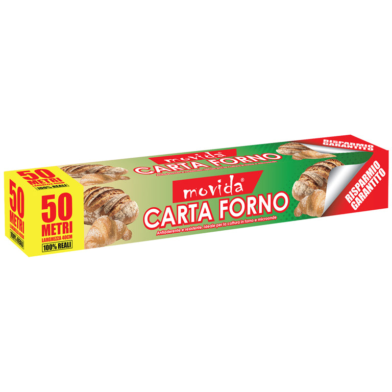 MOVIDA CARTA FORNO ROTOLO 50MT H.40