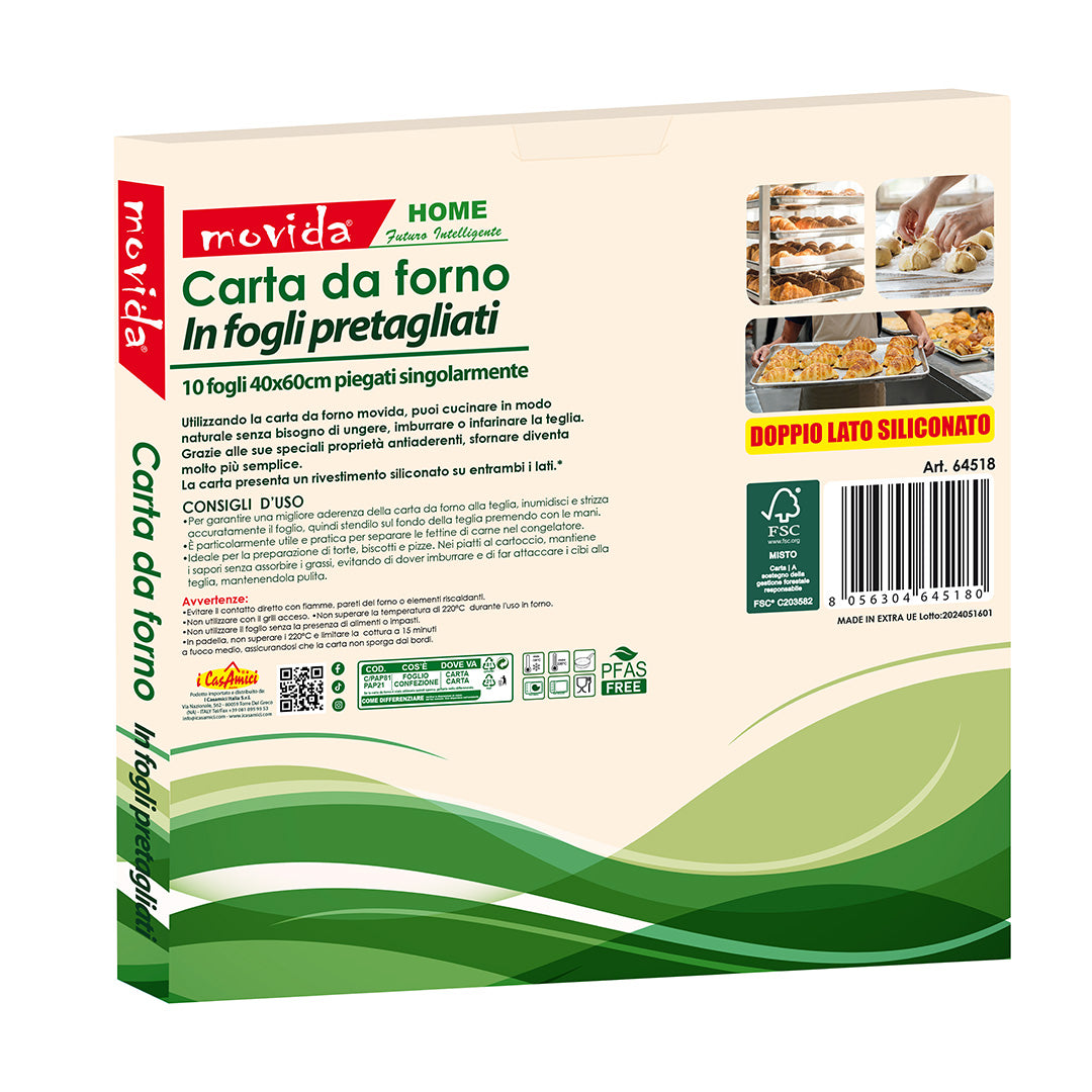 MOVIDA CARTA FORNO 21 FOGLI 40X60
