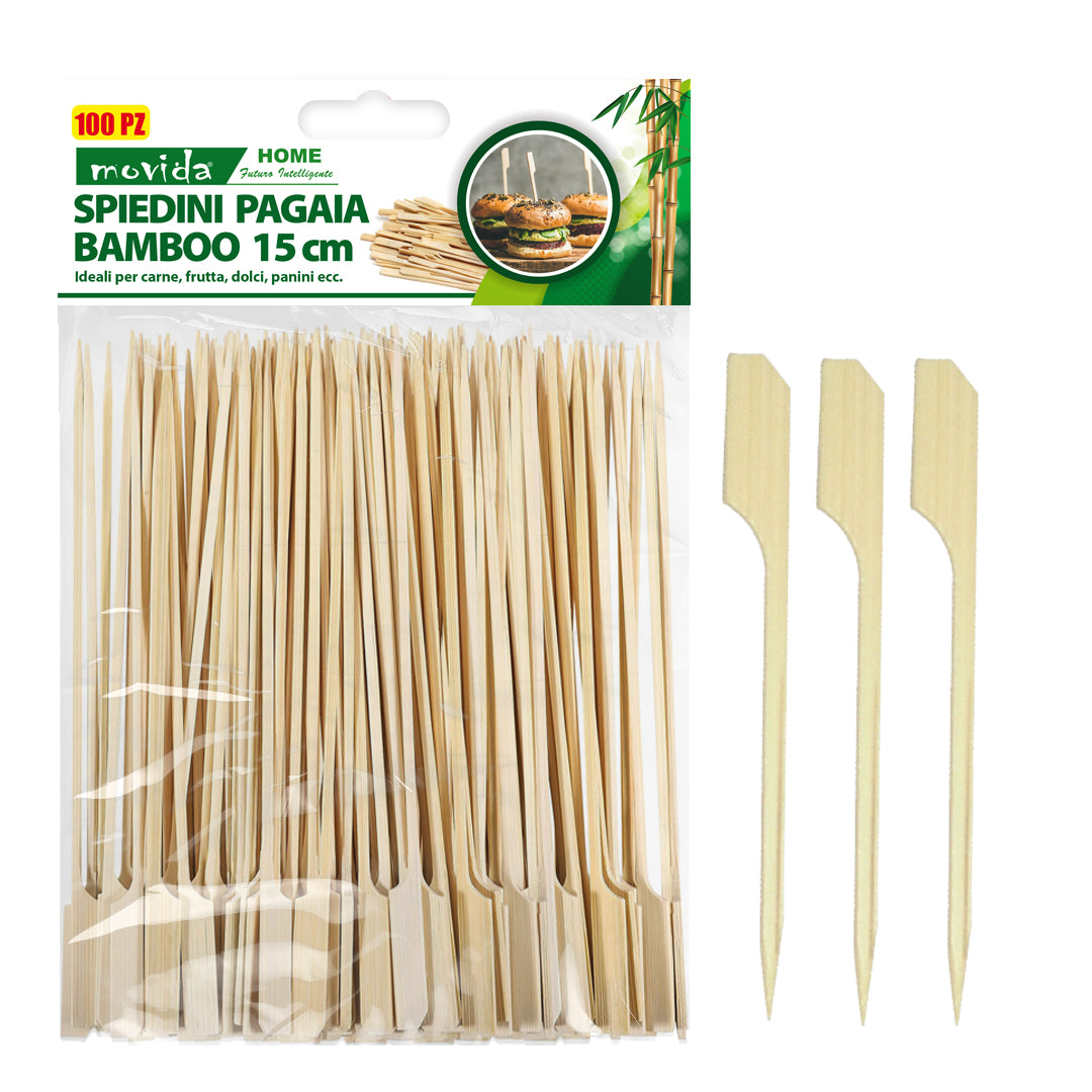MOVIDA SPIEDINO SPADA BAMBOO 15CM 100PZ