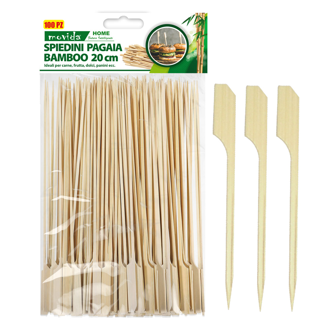MOVIDA SPIEDINO SPADA BAMBOO 20CM 100PZ