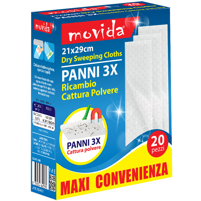 MOVIDA PANNO CATTURAPOLVERE 22X28 20PZ