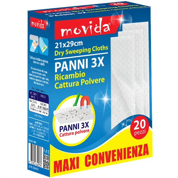 MOVIDA PANNO CATTURAPOLVERE 22X28 20PZ 