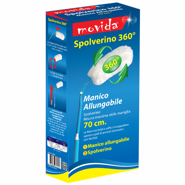 MOVIDA CATTURAPOLVERE ASTA 2PZ 360°
