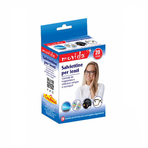 MOVIDA SALVIETTE OCCHIALI 20PZ
