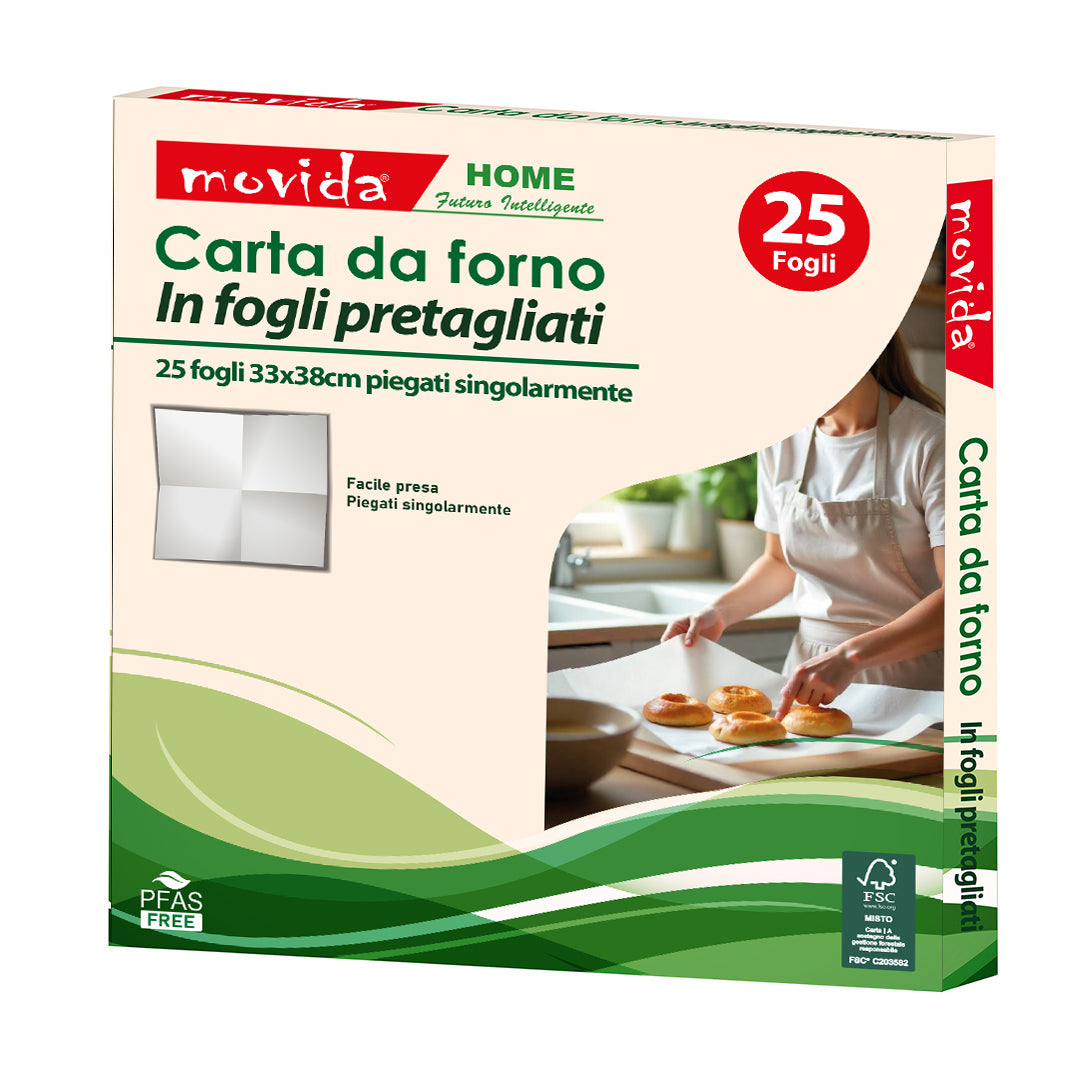 MOVIDA CARTA FORNO 25 FOGLI 33X38