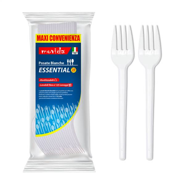 MOVIDA FORCHETTE RIUTILIZZ. 20PZ 
