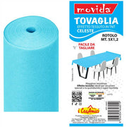 MOVIDA TOVAGLIA ROTOLO TNT 5X1,2 CELESTE 