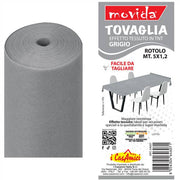 MOVIDA TOVAGLIA ROTOLO TNT 5X1,2 ARGENTO 