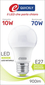 HD GOCCIA LED A60 E27 10W 4000K ART.Q-1005