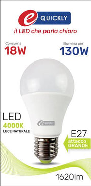 HD GOCCIA LED A60 E27 18W 4000K ART.Q-1075