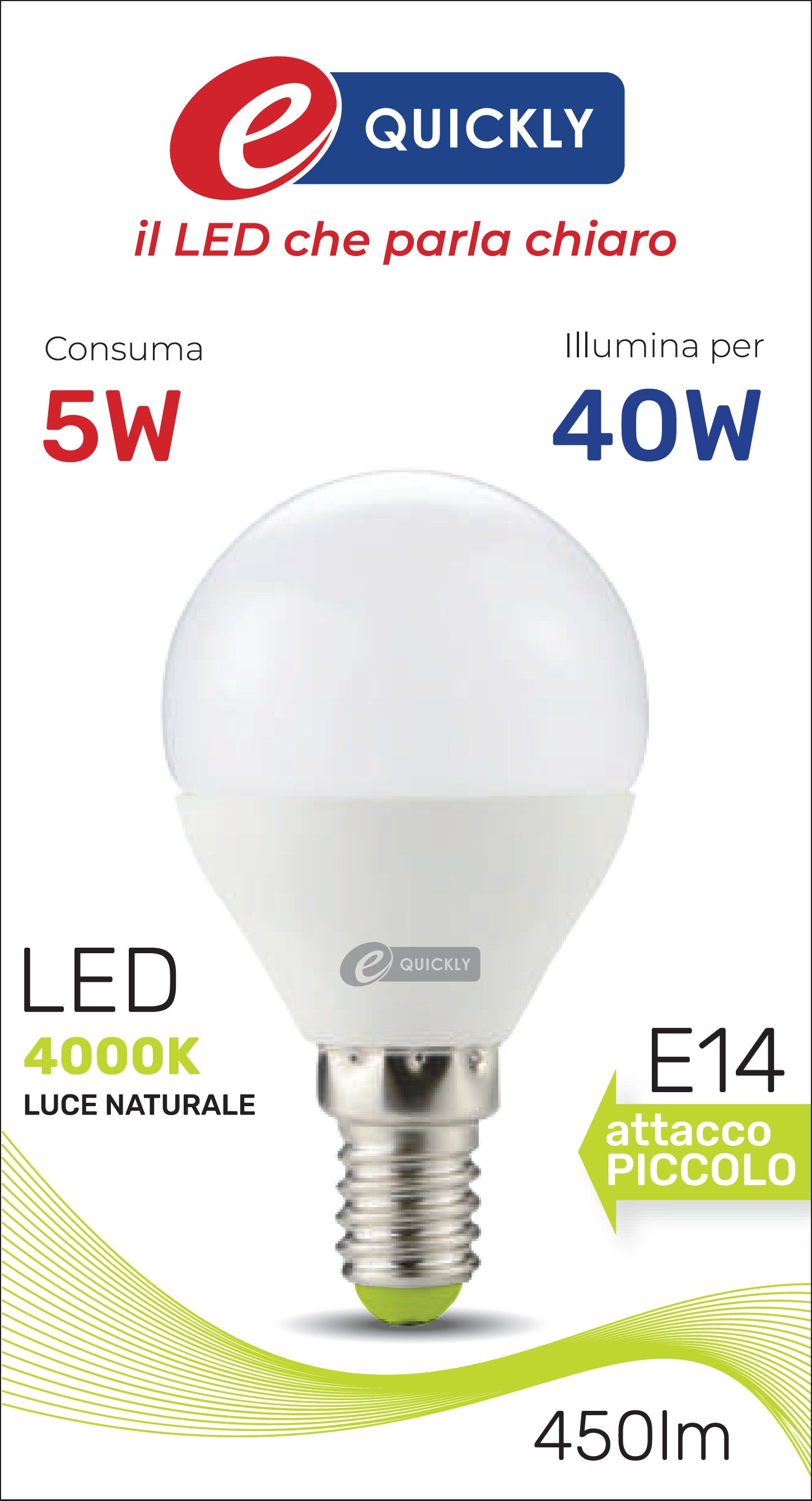HD SFERA LED P45 E14 5W 4000K ART.Q-1014