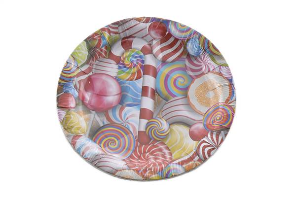 PARTENOPE SET 8 PIATTI 18CM CANDY 