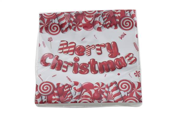 PARTENOPE SET 20 TOVAGLIOLI 33X33 XMAS 