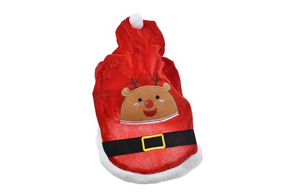 PARTENOPE VESTITINO NATALE PER ANIMALI IN PILE 42X31CM