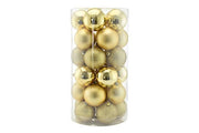 PARTENOPE BOX 30 SFERE 7CM ORO 
