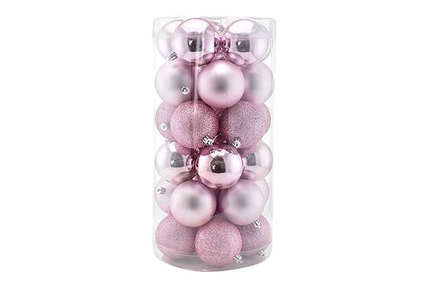 PARTENOPE BOX 30 SFERE 7CM ROSA 