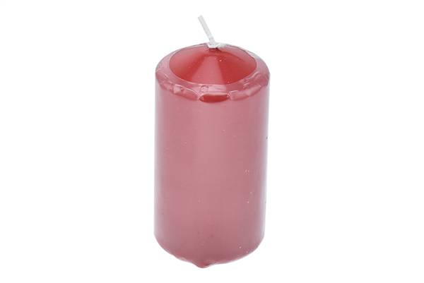 PARTENOPE CANDELA PILLAR D.5 H.10 ROSSO 
