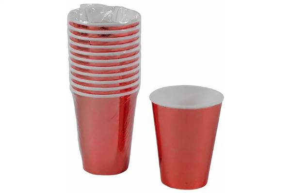 PARTENOPE SET 12 BICCHIERI 266ML ROSSO 