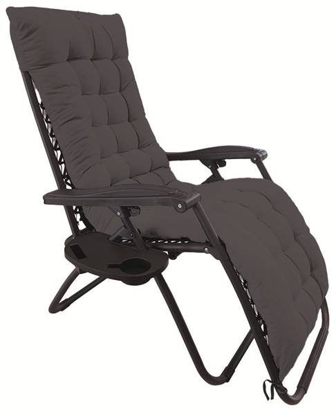 GFC POLTRONA RELAX IMBOTTITA TORT. HU152 TORTORA CM.90-165X65X113H TUBO DM.25