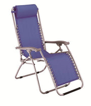GFC POLTRONA RELAX VIRTUS BLU HU-099W CM.90-165X65X113H TUBO DM.25