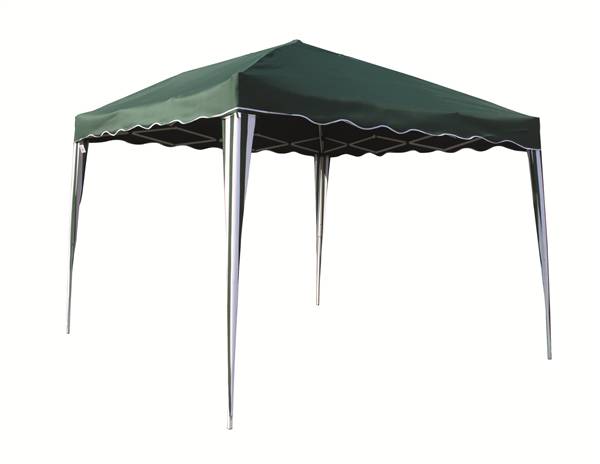 GFC GAZEBO FOLDY 3X3MT VERDE JU-013 3X3X2,60H. TUBO 25X25 MM.