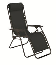 GFC POLTRONA RELAX VIRTUS NERA HU-115W CM.90-165X65X113H TUBO DM.25