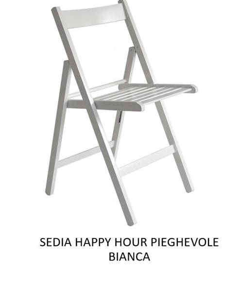 ITALIADOC SEDIA HAPPY HOUR PIEGH BIANCO 
