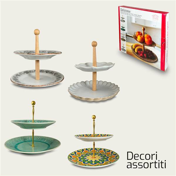 ARCA ALZATA CERAMICA 2 PIANI DELIZIOSA 