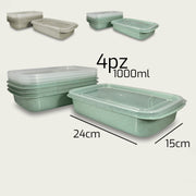 ARCA CONTENITORI 4PZ SCOMPARTO IN PLASTICA