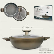 ARCA TEGAME C/COP SOPHIA 32CM 