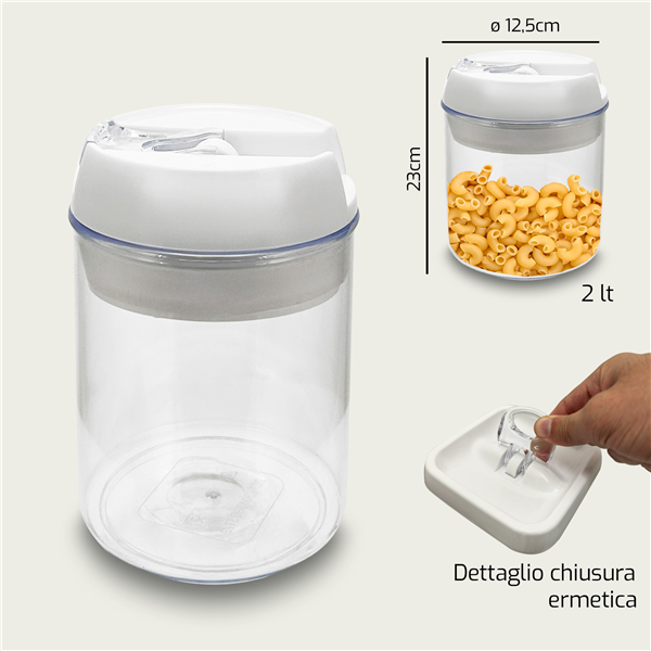 ARCA CONTENITORE ERMETICO 12,5X12,5 H.23