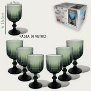 ARCA CALICI VETRO 6PZ ROYAL FUMO