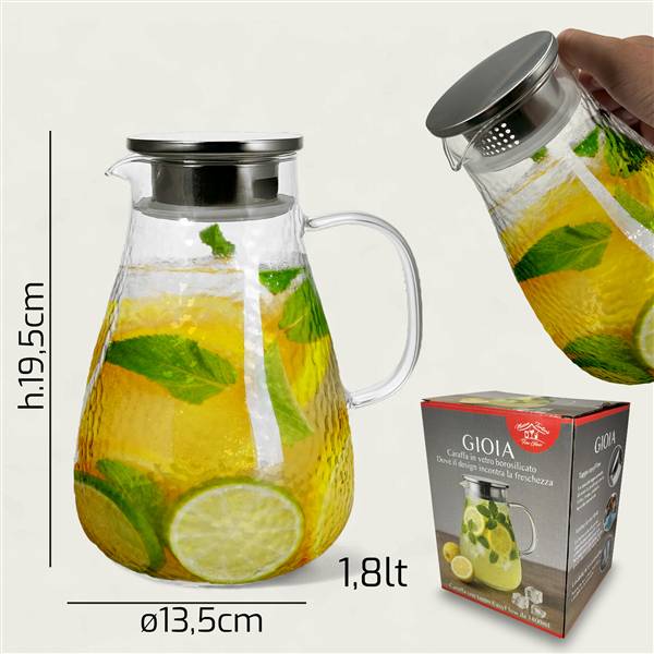 ARCA CARAFFA GIOIA TRASP. 1800ML