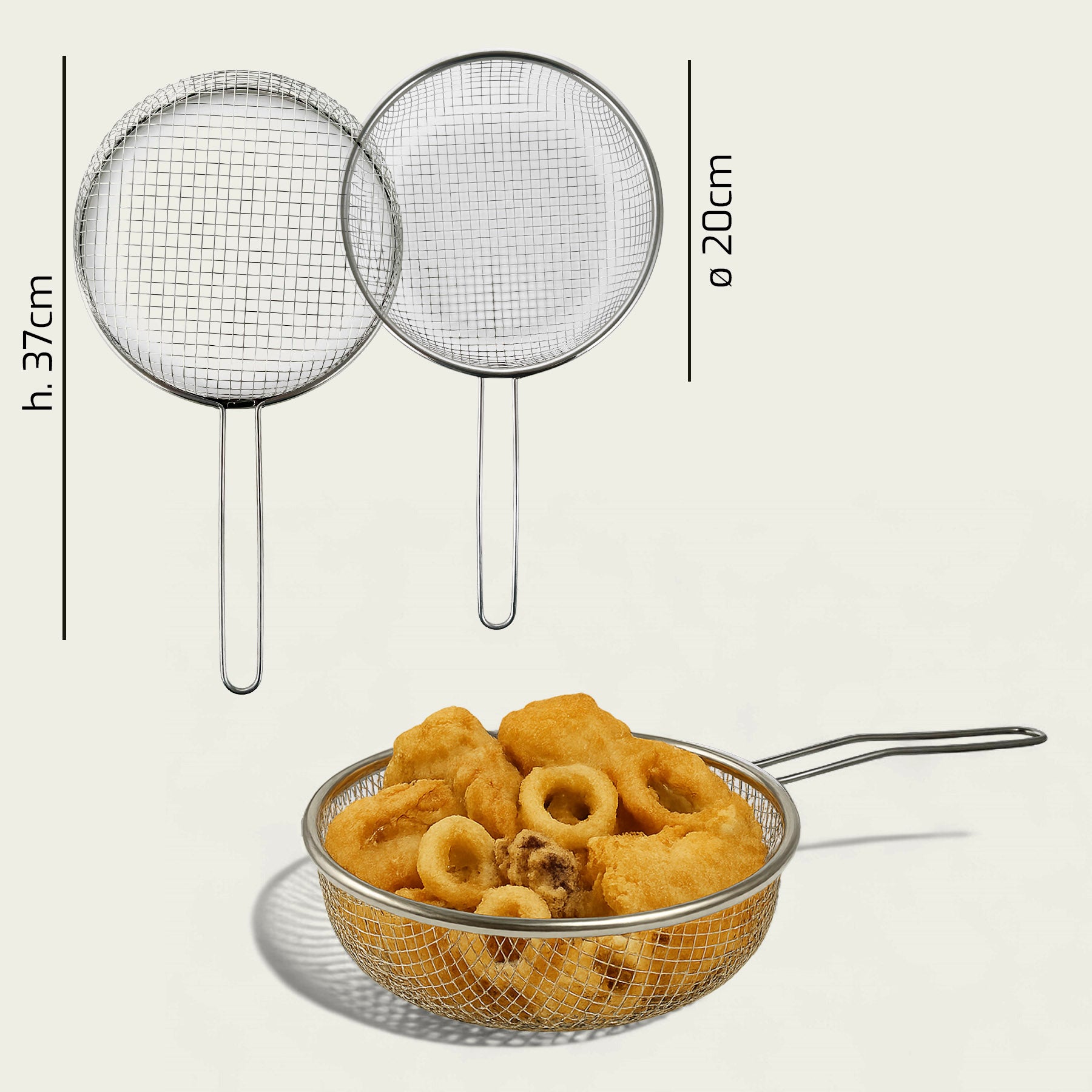 ARCA CESTELLO FRITTURA 20CM H.37CM