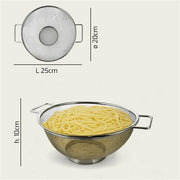 ARCA SCOLAPASTA ACCIAIO 20X25CM H.10 