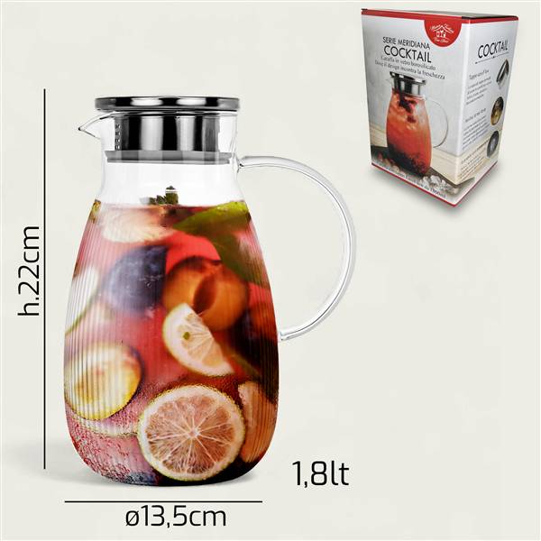 ARCA CARAFFA COCKTAIL TRASP. 1800ML 