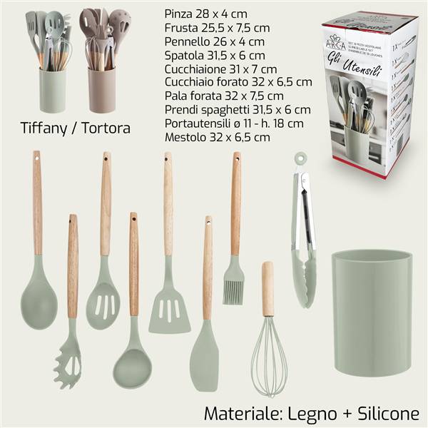 ARCA UTENSILI 10PZ COLORI ASS. 