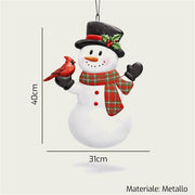 ARCA PARETE PUPAZZO NEVE 31X40CM 
