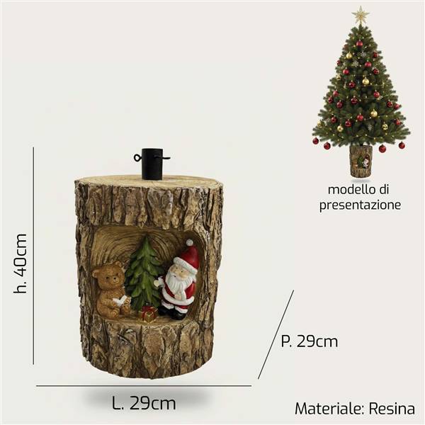 ARCA BASE ALBERO H.40 TRONCO 