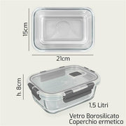 ARCA CONTENITORE VETRO 21X15X8 