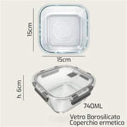 ARCA CONTENITORE VETRO 15X15X6 