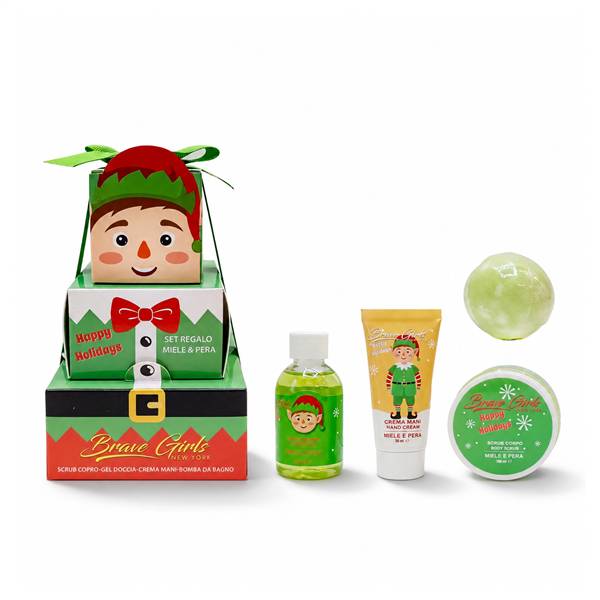 BRAVE GIRL SET REGALO ELFO 4PZ MIELE E P 