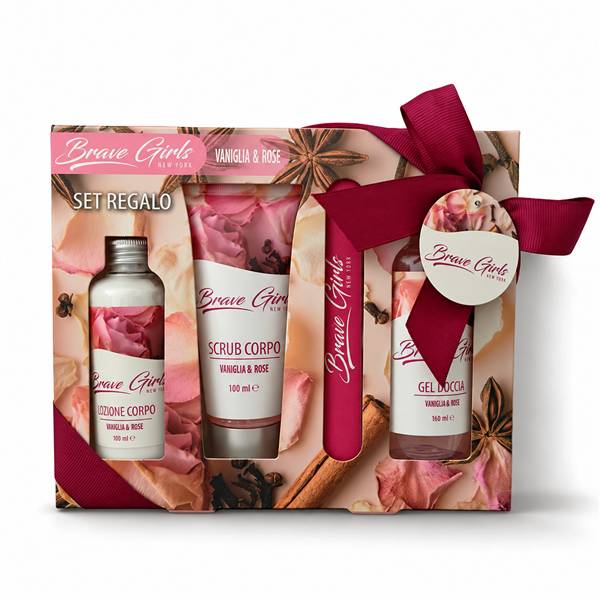 BRAVE SET REGALO SCRUB 100+100+160ML 